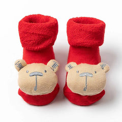 Kids Children's Socks for Girls Boys Non-slip Print Cotton - Festive Fancies