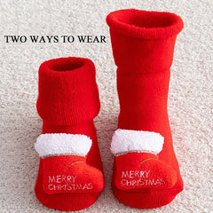 Kids Children's Socks for Girls Boys Non-slip Print Cotton - Festive Fancies