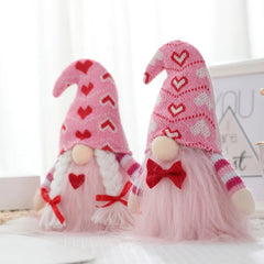 Knitted Handmade Plush Toy Gnome Dolls - Festive Fancies