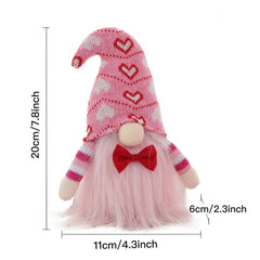 Knitted Handmade Plush Toy Gnome Dolls - Festive Fancies