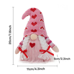 Knitted Handmade Plush Toy Gnome Dolls - Festive Fancies