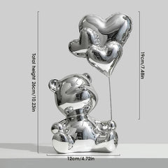 Love Bear Figurine Nordic Modern Resin Home Decor - Festive Fancies