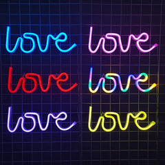Love LED Neon Sign Light - Festive Fancies
