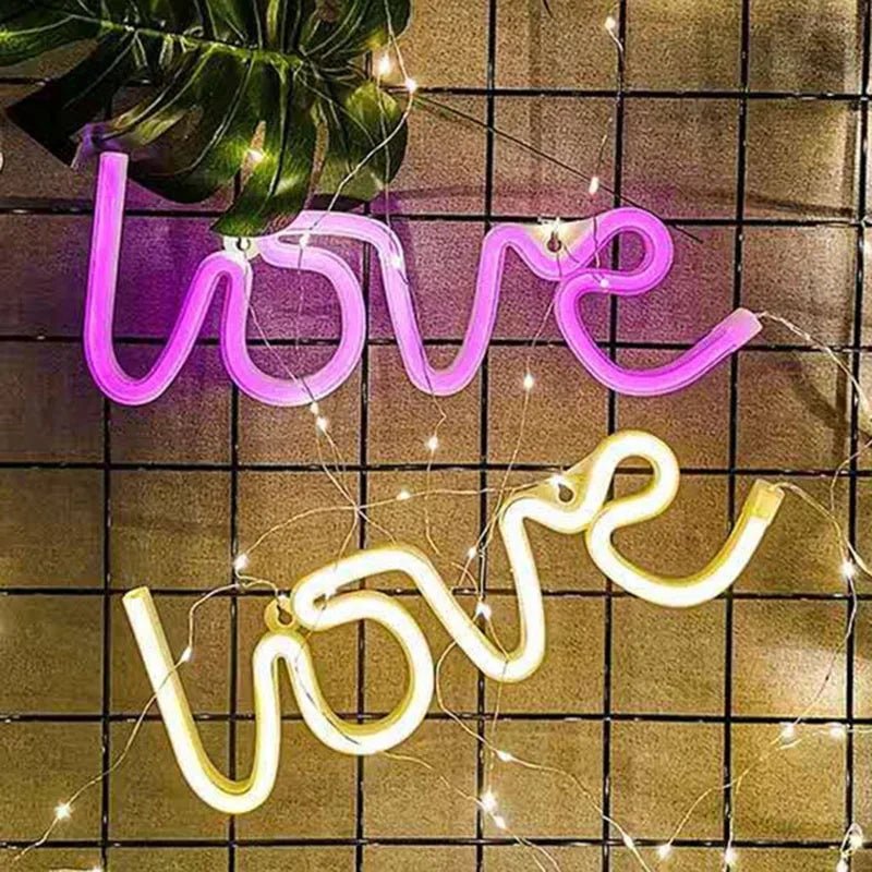 Love LED Neon Sign Light - Festive Fancies