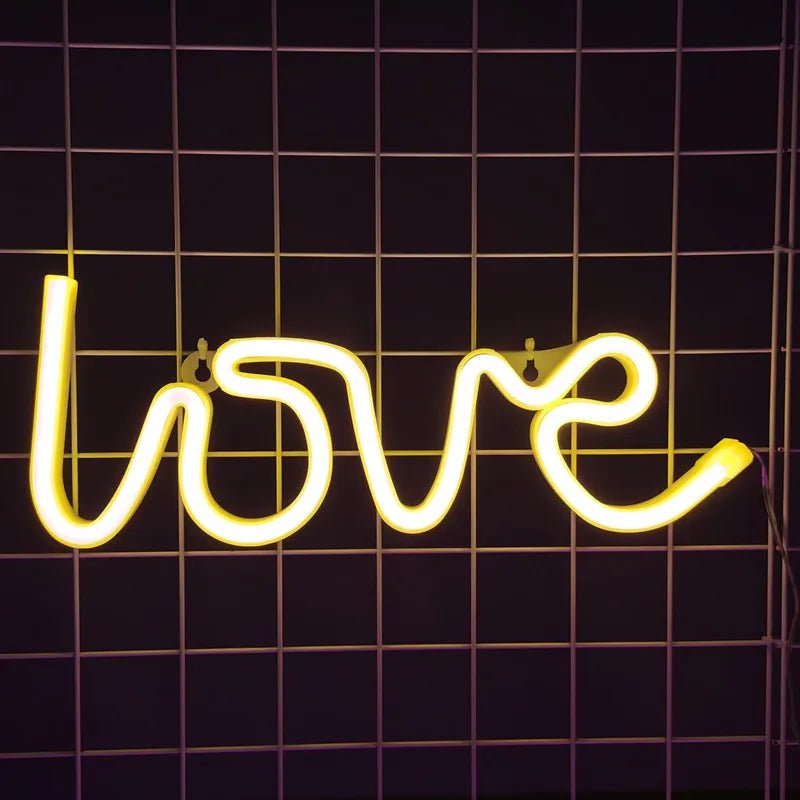 Love LED Neon Sign Light - Festive Fancies