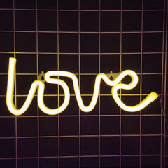 Love LED Neon Sign Light - Festive Fancies