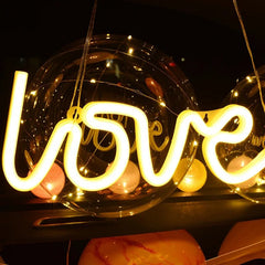 Love LED Neon Sign Light - Festive Fancies