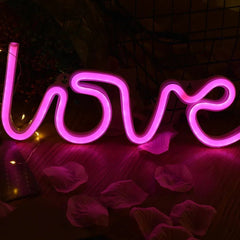 Love LED Neon Sign Light - Festive Fancies