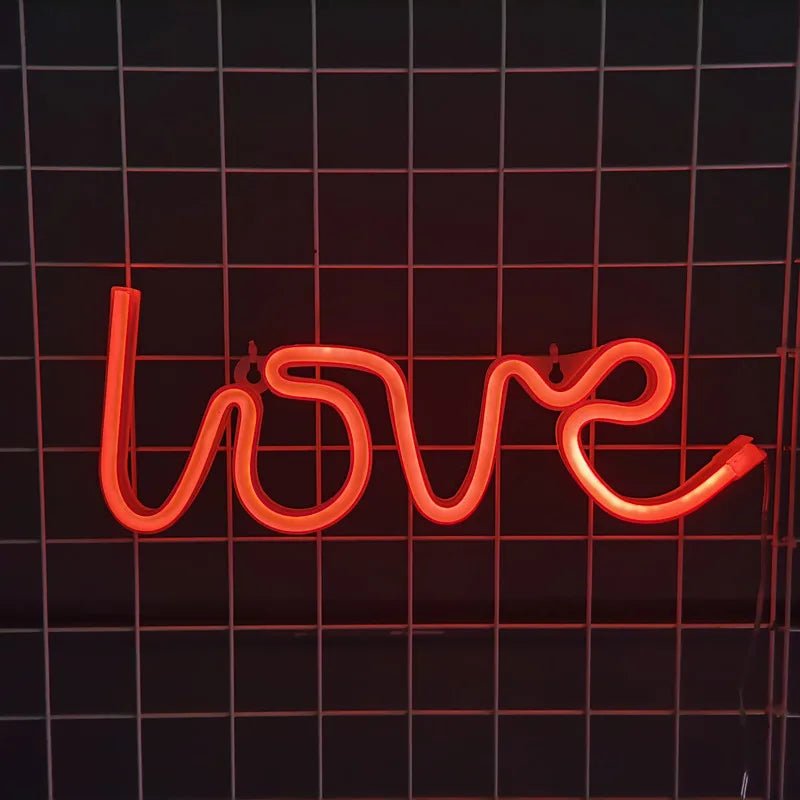 Love LED Neon Sign Light - Festive Fancies