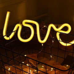 Love LED Neon Sign Light - Festive Fancies