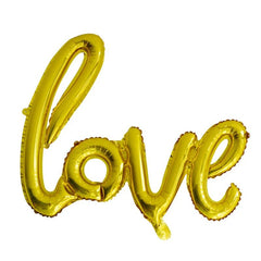 "LOVE" Letter Foil Balloons for Valentines, Weddings, Engagement Parties, Anniversaries, Romantic Celebrations - Festive Fancies