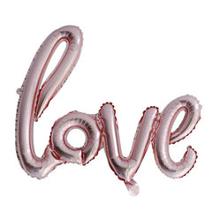 "LOVE" Letter Foil Balloons for Valentines, Weddings, Engagement Parties, Anniversaries, Romantic Celebrations - Festive Fancies
