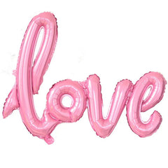 "LOVE" Letter Foil Balloons for Valentines, Weddings, Engagement Parties, Anniversaries, Romantic Celebrations - Festive Fancies