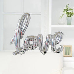 "LOVE" Letter Foil Balloons for Valentines, Weddings, Engagement Parties, Anniversaries, Romantic Celebrations - Festive Fancies