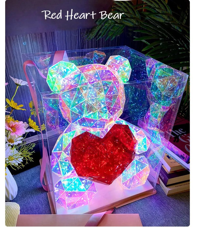 Luminous Teddy Bear Doll 30cm - Festive Fancies