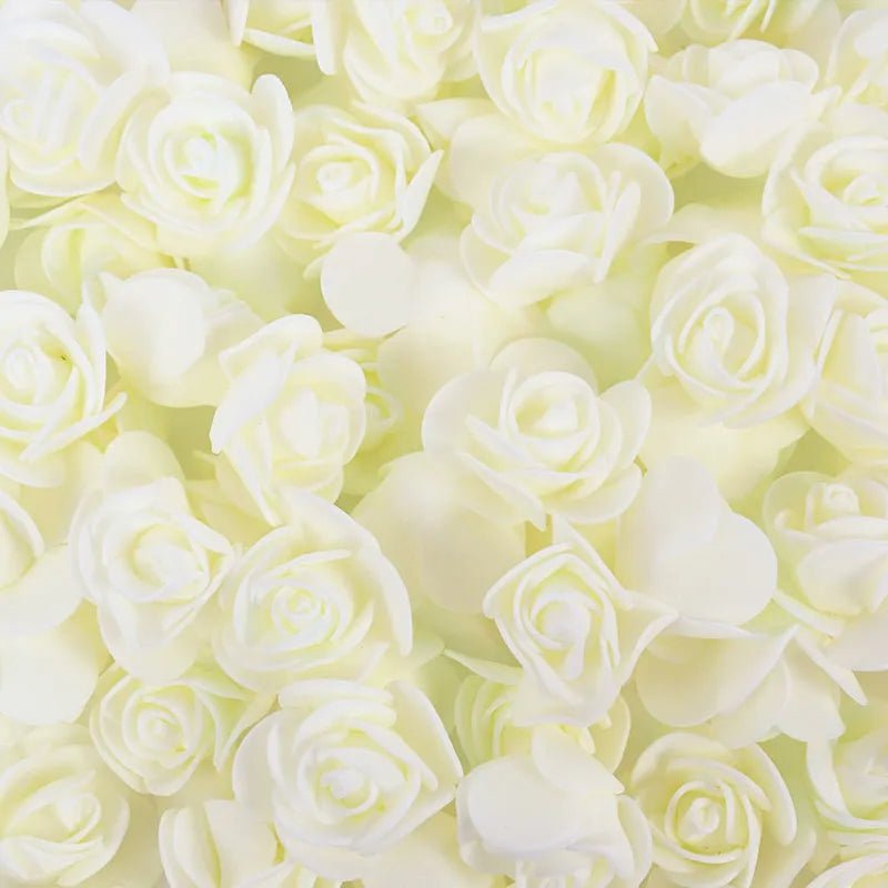 PE Foam Rose Heads Artificial Flowers - Set of 50/100/200 - Festive Fancies