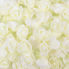 PE Foam Rose Heads Artificial Flowers - Set of 50/100/200 - Festive Fancies