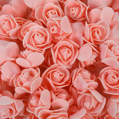 PE Foam Rose Heads Artificial Flowers - Set of 50/100/200 - Festive Fancies
