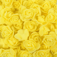 PE Foam Rose Heads Artificial Flowers - Set of 50/100/200 - Festive Fancies