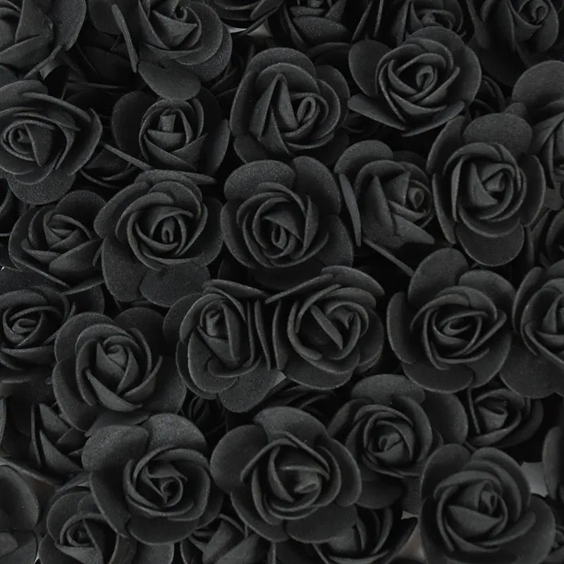 PE Foam Rose Heads Artificial Flowers - Set of 50/100/200 - Festive Fancies