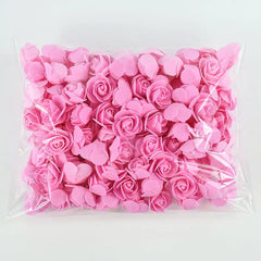 PE Foam Rose Heads Artificial Flowers - Set of 50/100/200 - Festive Fancies