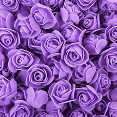 PE Foam Rose Heads Artificial Flowers - Set of 50/100/200 - Festive Fancies
