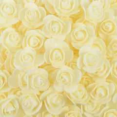 PE Foam Rose Heads Artificial Flowers - Set of 50/100/200 - Festive Fancies