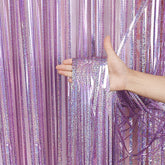 Sparkly Glitter Tinsel Fringe Backdrop Curtain For Party Decorations - Festive Fancies